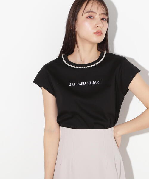 「JILL by JILL STUART」 半袖カットソー FREE ブラック レディース_画像5