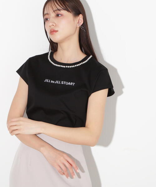 「JILL by JILL STUART」 半袖カットソー FREE ブラック レディース_画像9