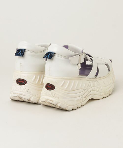 「YOSUKE」 シューズ 24.5cm ホワイト レディース_画像2