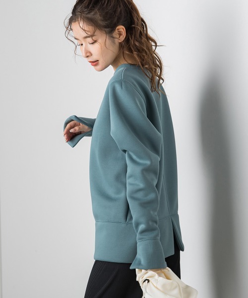 「VICKY」 スウェットカットソー M パープル レディース_画像7