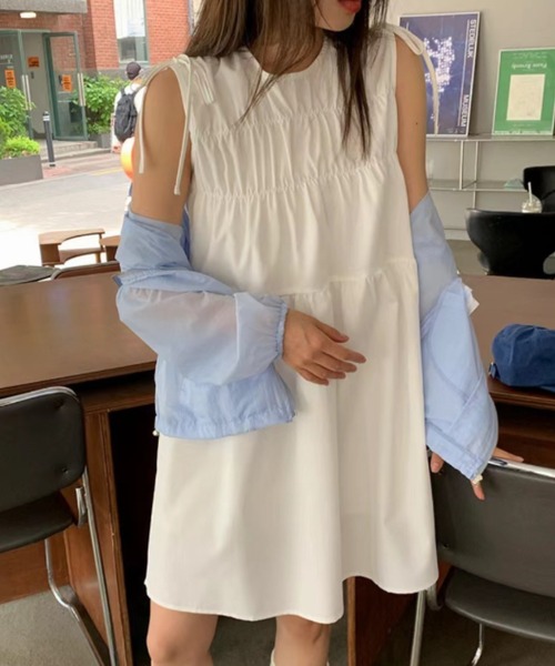 「gossip！ロサンゼルス」 ノースリーブワンピース FREE ブラック レディース_画像3