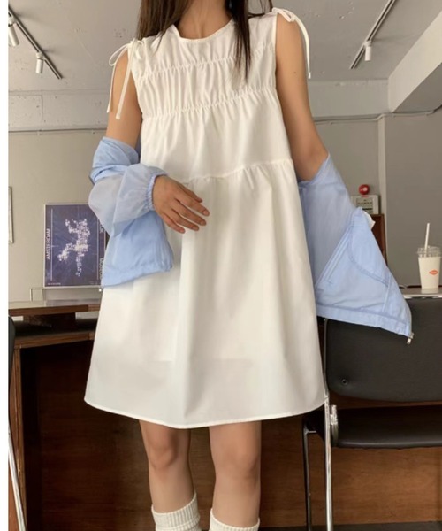 「gossip！ロサンゼルス」 ノースリーブワンピース FREE ブラック レディース_画像4