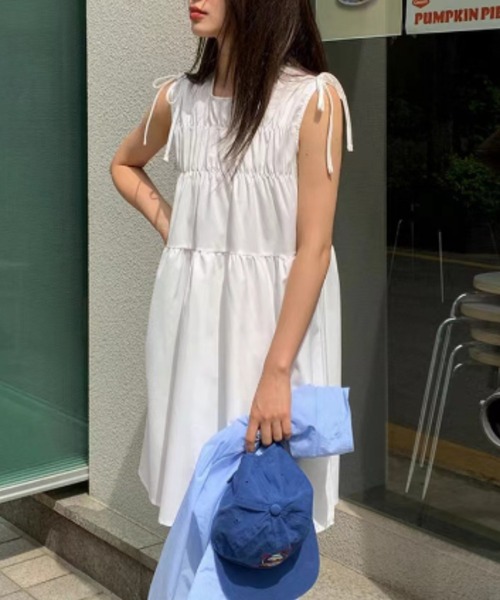 「gossip！ロサンゼルス」 ノースリーブワンピース FREE ブラック レディース_画像5