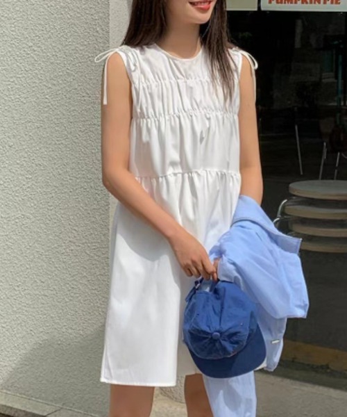 「gossip！ロサンゼルス」 ノースリーブワンピース FREE ブラック レディース_画像8