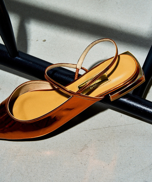 「GRISE」 シューズ 24cm シルバー レディース_画像5