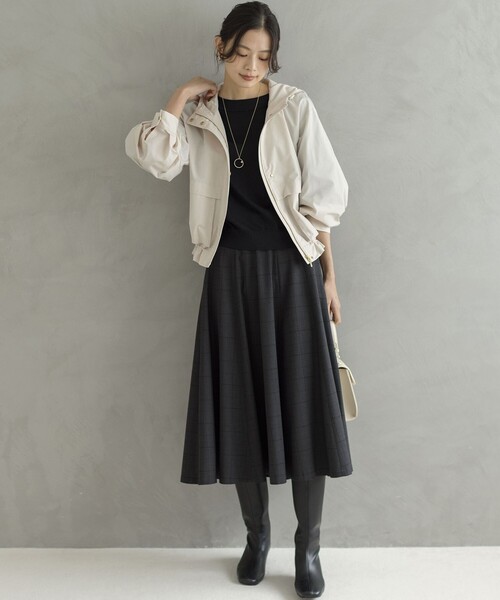 「組曲」 半袖ニット S2 ブラック レディース_画像6