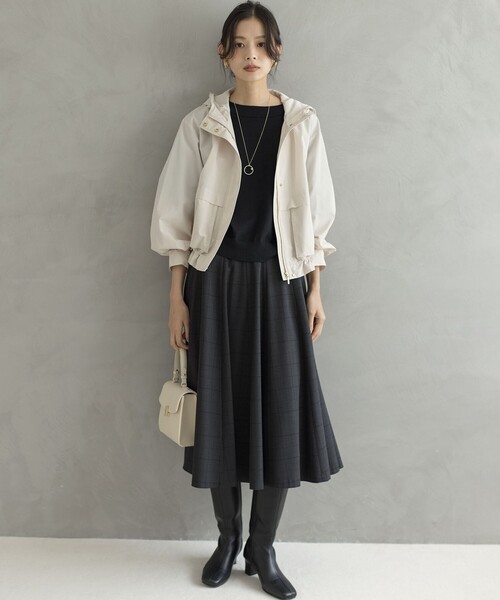 「組曲」 半袖ニット S2 ブラック レディース_画像7