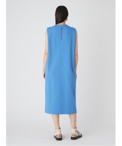 「Mila Owen」 ノースリーブワンピース 0 ブルー レディース_画像4