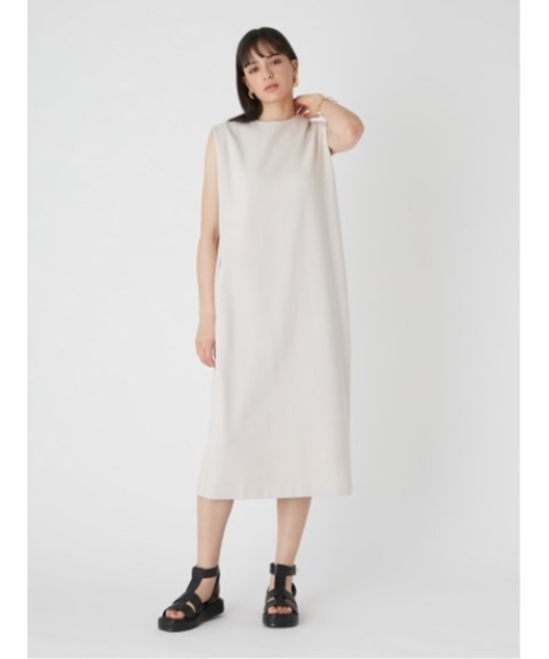 「Mila Owen」 ノースリーブワンピース 0 ブルー レディース_画像6