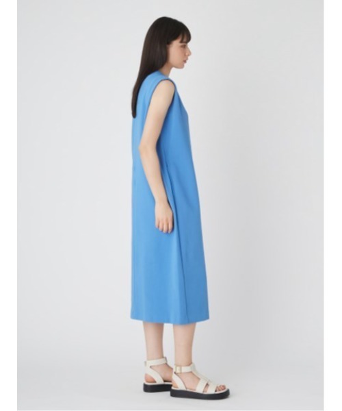「Mila Owen」 ノースリーブワンピース 0 ブルー レディース_画像7