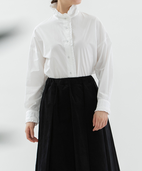 nop de nod（ノップドゥノッド） ブラウス シャツ タイプライター