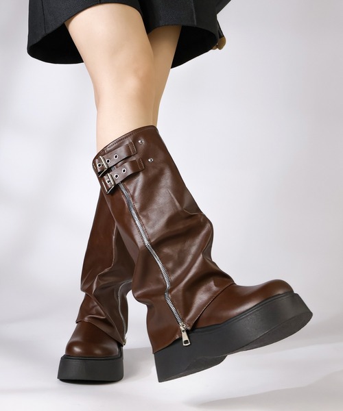 LibertyDoll（リバティードール） ブーツ 軽量厚底 カバーロングブーツ