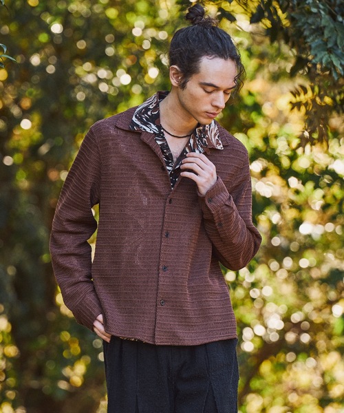 Casper John（キャスパージョン） シャツ Wave knit shirts/ウェーブ