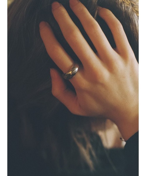 指輪 リング Llife FLAQUE RING メンズの画像