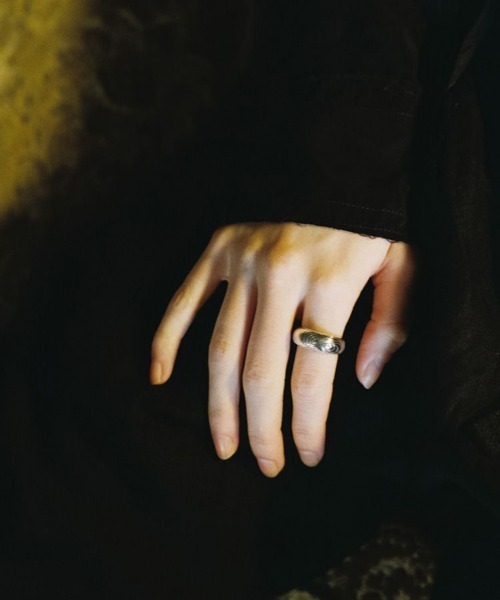 指輪 リング Llife FLAQUE RING メンズの画像