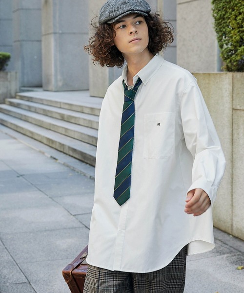 「MONO-MART LADY'S」 長袖シャツ L ネイビー レディース_画像4