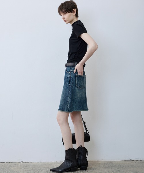 「tageechita」 半袖カットソー S ライラック レディース_画像4