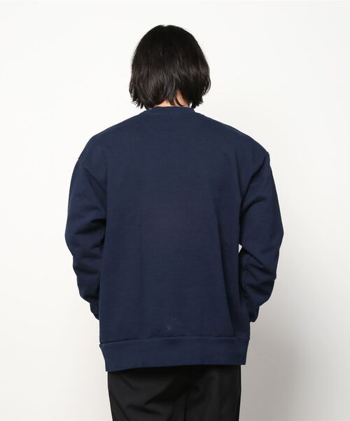 「BEAMS T」 スウェットカットソー LARGE ナチュラル メンズ_画像3