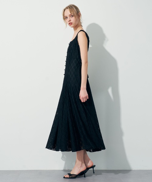 「DEICY」 ノースリーブワンピース 0 ブラック レディース_画像4