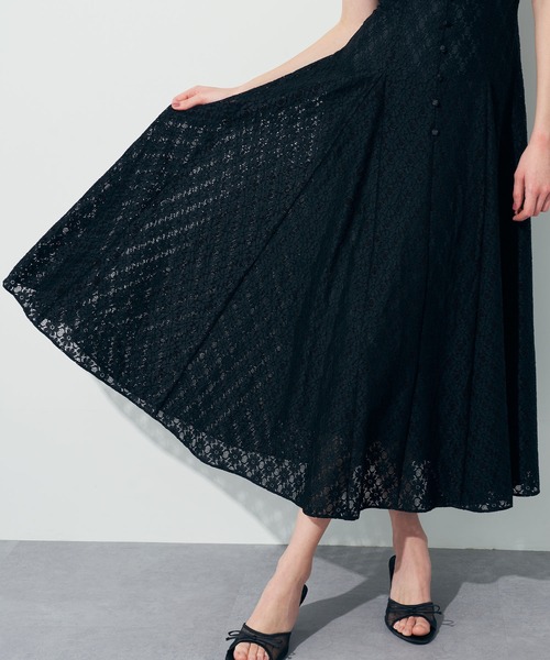 「DEICY」 ノースリーブワンピース 0 ブラック レディース_画像9