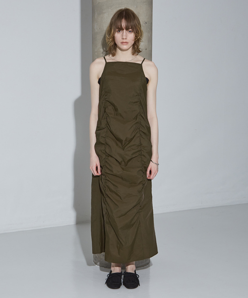 「NOMINE」 キャミソールワンピース フリー ブラック レディース_画像2