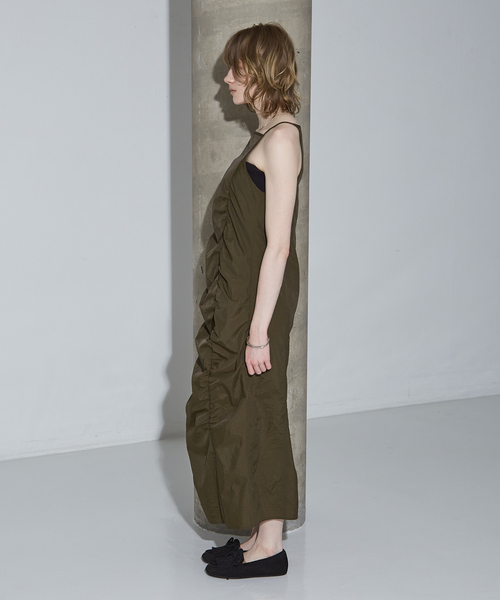 「NOMINE」 キャミソールワンピース フリー ブラック レディース_画像3