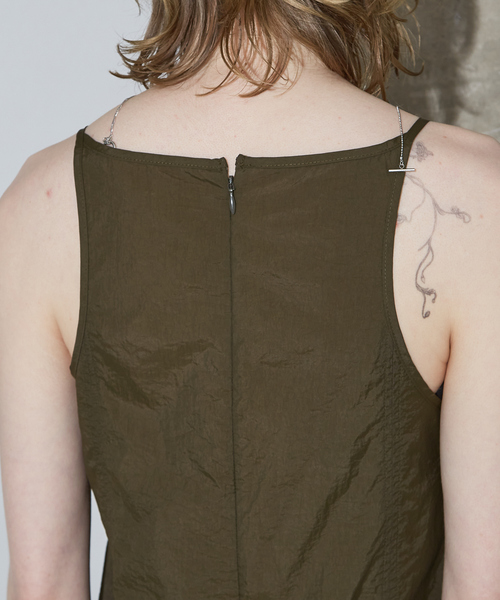 「NOMINE」 キャミソールワンピース フリー ブラック レディース_画像5