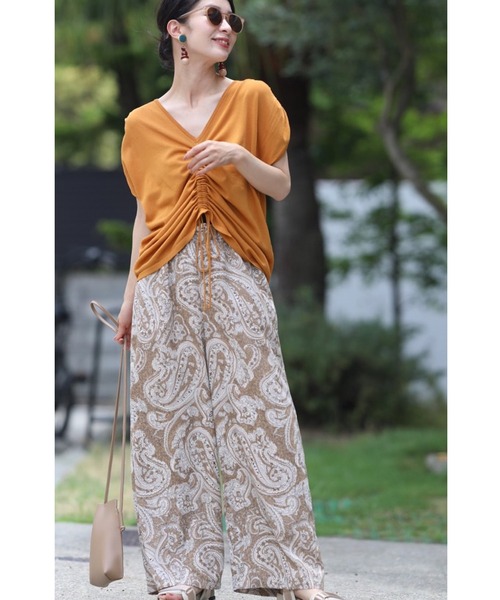 「CAWAII」 イージーパンツ FREE ベージュ レディース_画像7