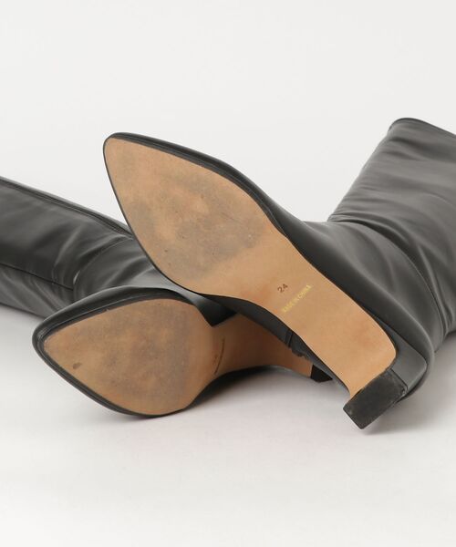 「LE VERNIS」 ロングブーツ 24cm ブラック レディース_画像3