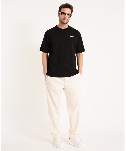 「Barbour」 半袖Tシャツ M ホワイト メンズ_画像2