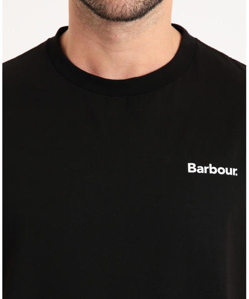 「Barbour」 半袖Tシャツ M ホワイト メンズ_画像4