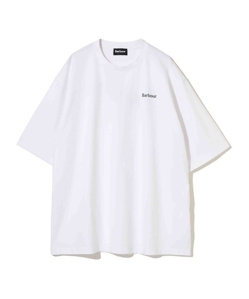 「Barbour」 半袖Tシャツ M ホワイト メンズ_画像6