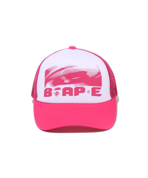 A BATHING APE（アベイシングエイプ） キャップ 帽子 BAPE MESH CAP