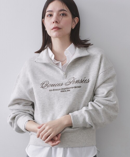 OPAQUE.CLIP（オペークドットクリップ） トレーナー スウェット ハーフ