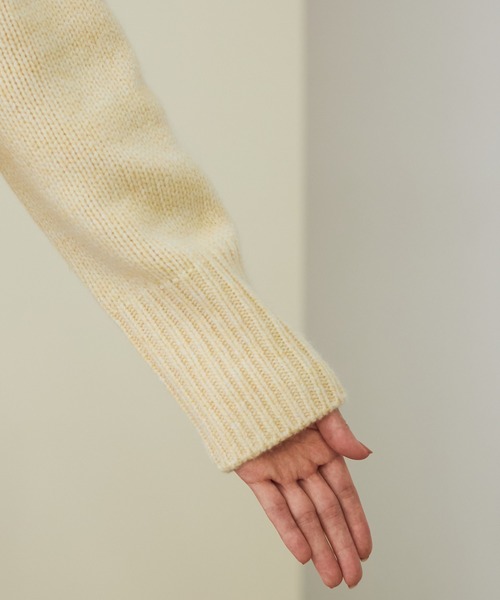 「ROPE'」 タートルネックニット 38 サックスブルー レディース_画像4