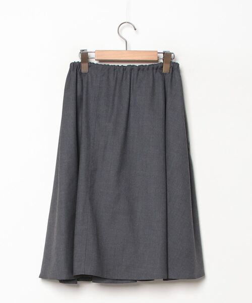 「LE GLAZIK」 フレアスカート 36 グレー レディース_画像2