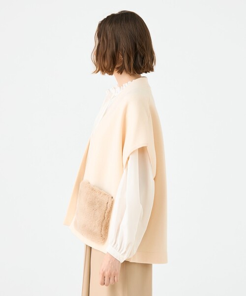 Ballsey（ボールジィ） ベスト S ホワイト レディース : ZOZOTOWN