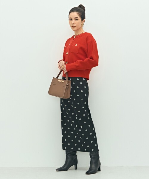 「NOLLEY'S」 ニットカーディガン 38 キャメル レディース_画像5