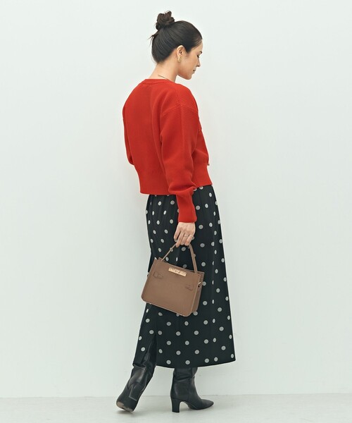 「NOLLEY'S」 ニットカーディガン 38 キャメル レディース_画像9