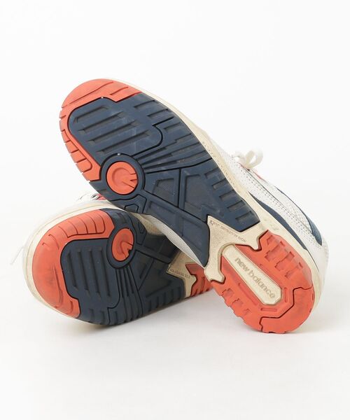 「New Balance」 ローカットスニーカー 26cm ホワイト レディース_画像3