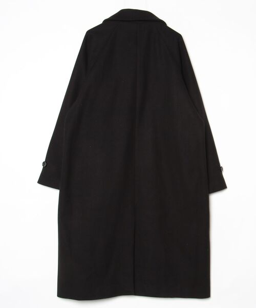 「ENDER PRODUCTS」 ステンカラーコート M ブラック メンズ_画像2