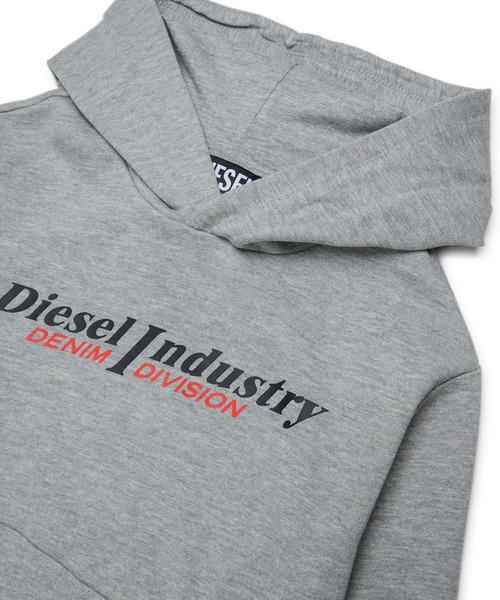 トレーナー 入学式 DIESEL（ディーゼル）Kids ＆ Junior ブランドロゴフーディーパーカー キッズ 子供服 男の子 女の子の画像