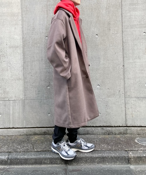 「SUPERTHANKS」 チェスターコート S ブラック メンズ_画像9