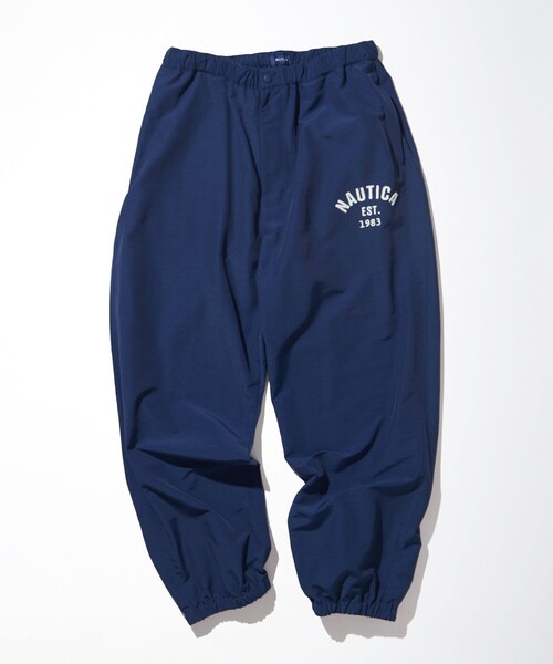 「NAUTICA」 イージーパンツ LARGE ブラック メンズ_画像6