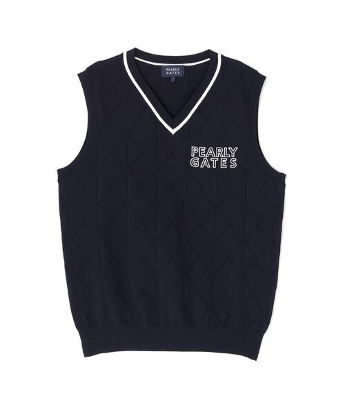 PEARLY GATES PGロゴ チェックセーター PEARLY GATES（パーリーゲイツ） ニット セーター 「PEARLY GATES」PG