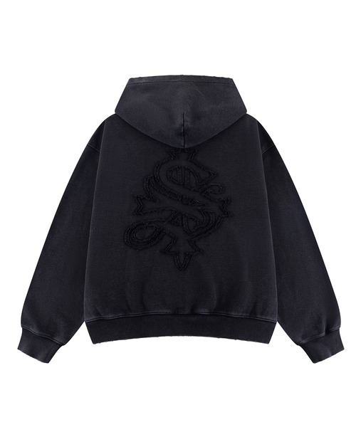 SUPPLIER（サプライヤー） パーカー ジップフーディ｜Distressed Cross