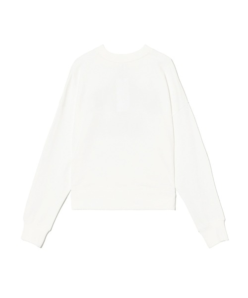 トレーナー スウェット APPLIQUE PATCH AND HEART EMBROIDERY SWEAT SHIRT レディースの画像