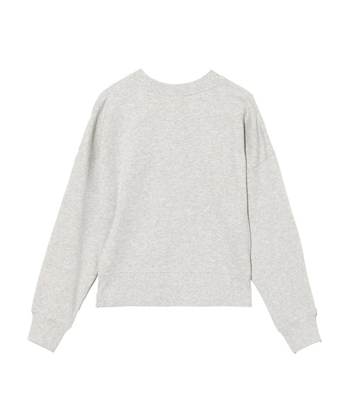 トレーナー スウェット APPLIQUE PATCH AND HEART EMBROIDERY SWEAT SHIRT レディースの画像