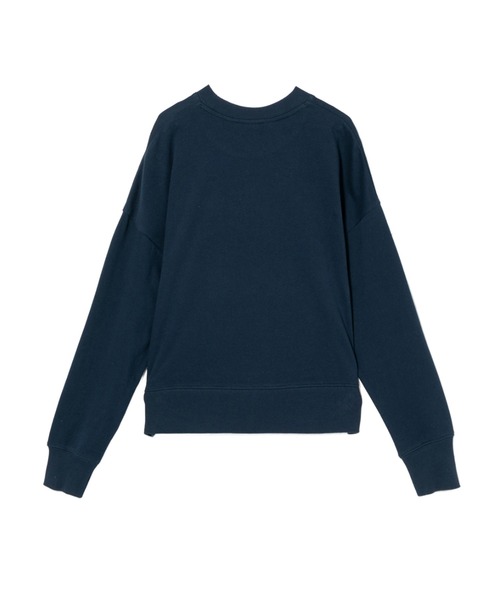 トレーナー スウェット APPLIQUE PATCH AND HEART EMBROIDERY SWEAT SHIRT レディースの画像