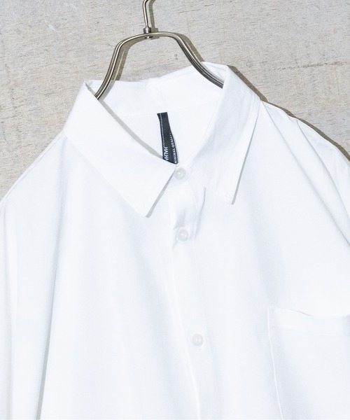 「JOHN'S CLOSET」 半袖シャツ LARGE ネイビー メンズ_画像5
